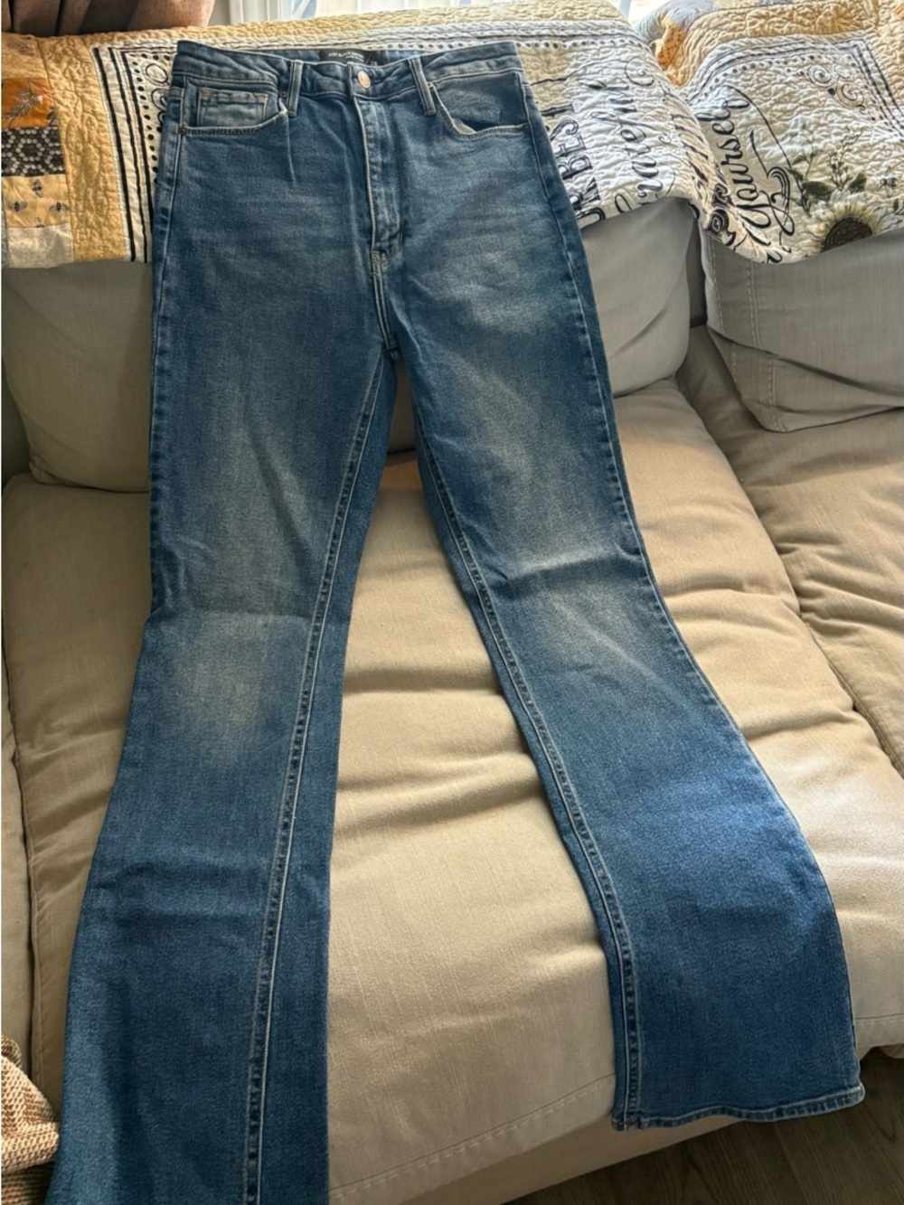 Just Black Medium Blue Flare Jeans
